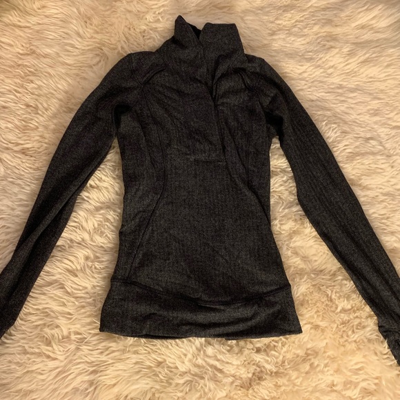Lululemon Think Fast Pullover - Herringbone - Picture 3 of 4